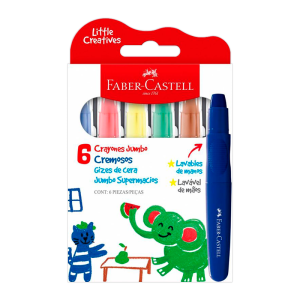 Crayones Jumbo Cremosos x6 Faber-Castell