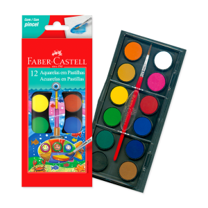 Acuarelas Faber Castell 12 colores