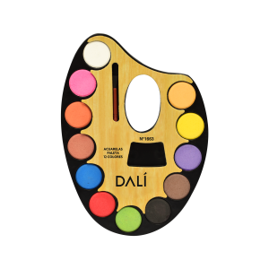Acuarelas en Paleta 12 colores Dali