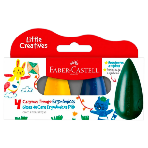 Crayolas Ergonomicas Trompo x4 Faber-Castell