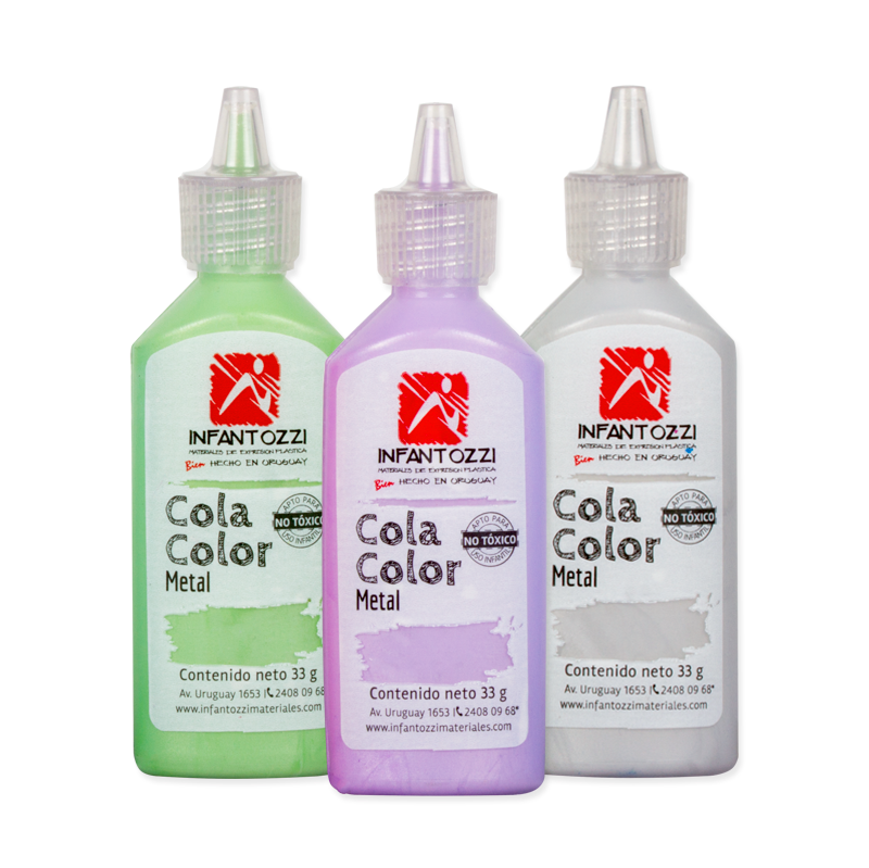 Cola Color Infantozzi Metal 33g x3