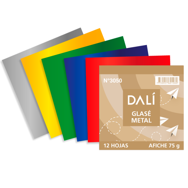 Papel Glase Metalizado Dali