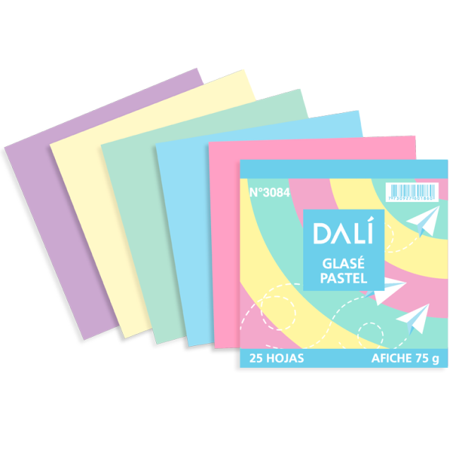 Papel Glase Pasteles Dali