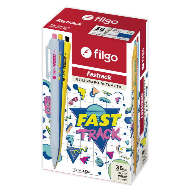 Boligrafo Retractil Fastrack Filgo