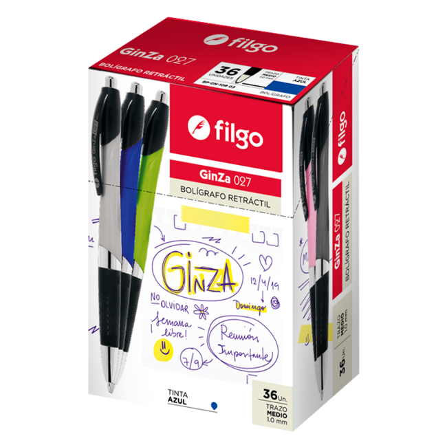 Boligrafo Retractil Ginza Filgo