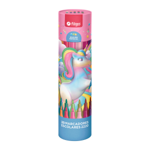 Marcadores Unicornios Finos x20 Filgo