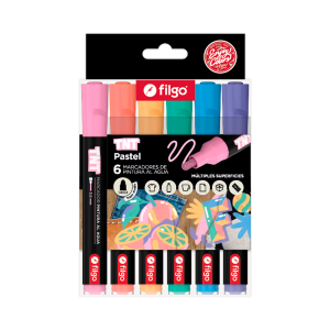 Marcador Acrilico TNT Pastel x6 Filgo