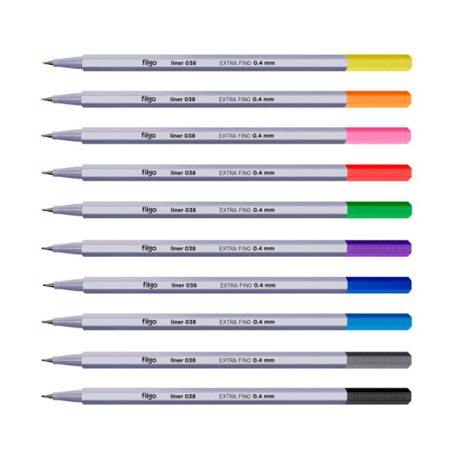Fibras 038 Colores Surtidos x20 Filgo