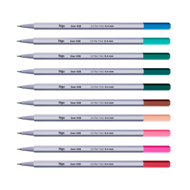 Fibras 038 Colores Surtidos x20 Filgo