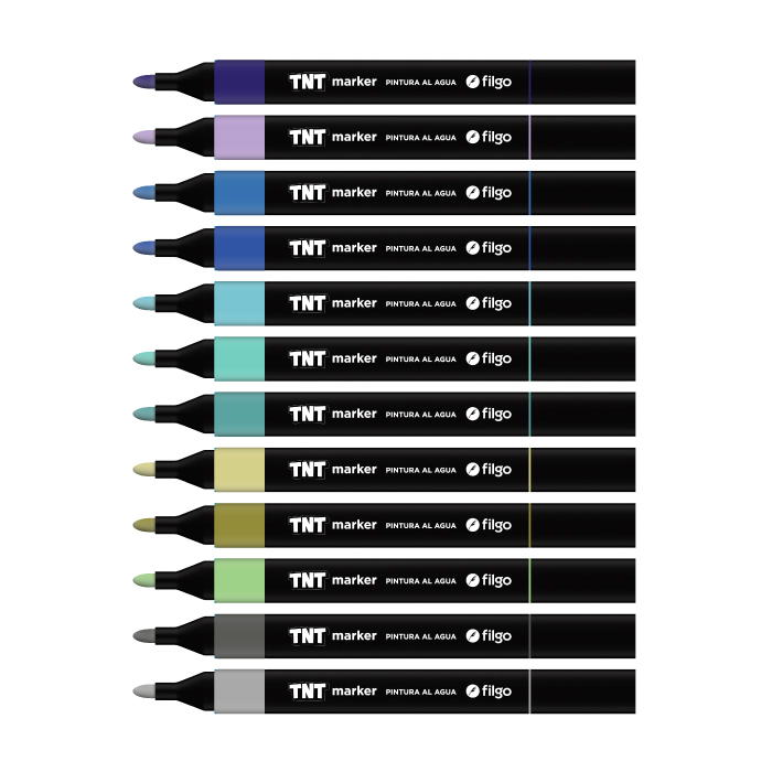 Marcadores TNT 3.0 Valija x60 Filgo