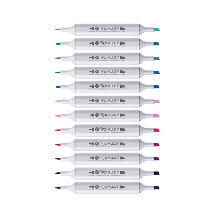 Marcadores Alloy Estuche x96 Filgo