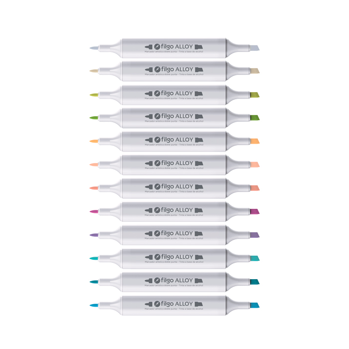 Marcadores Alloy Estuche x96 Filgo
