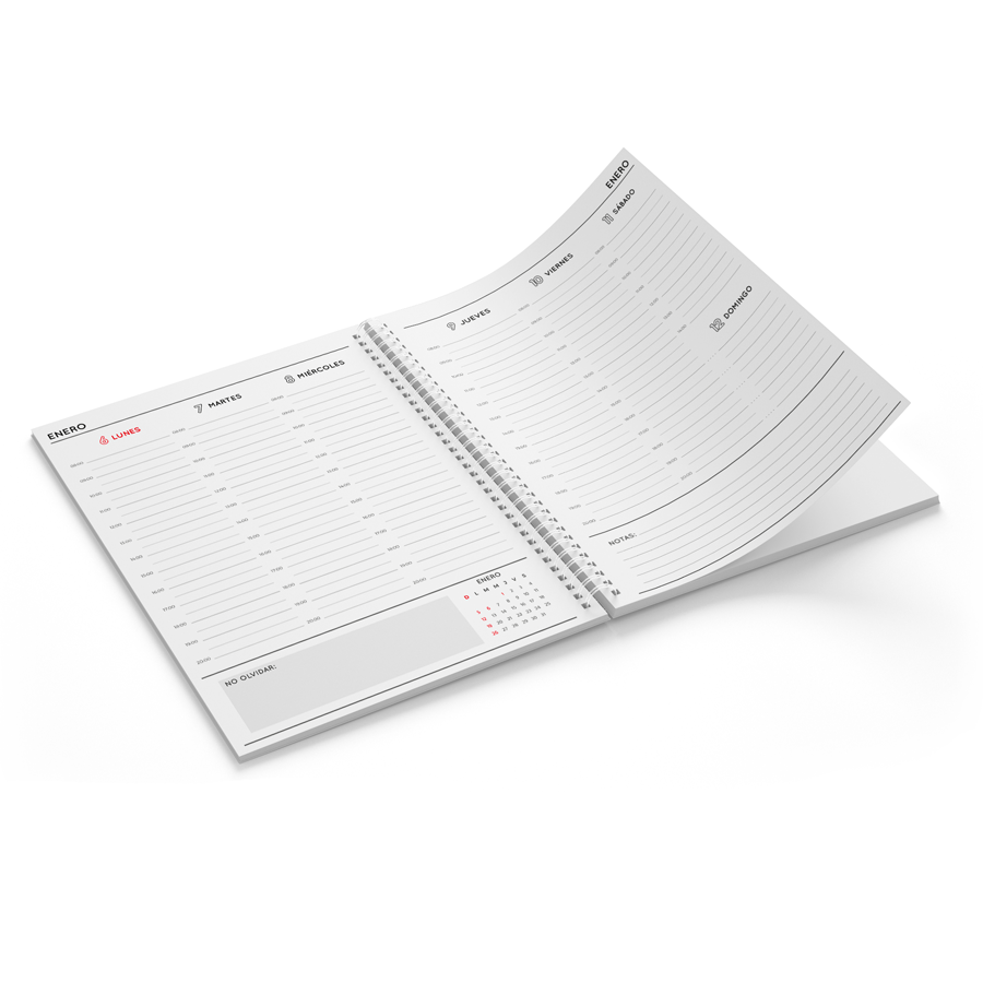 Agenda Atrapasueños 2025 Semana la vista - Agendas