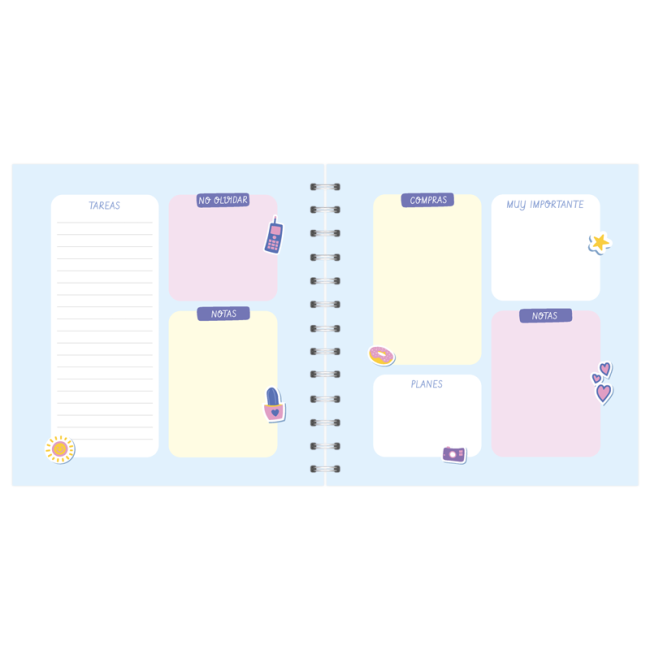 Cuaderno Espiral Cuadrado Girl Power - Cuaderno