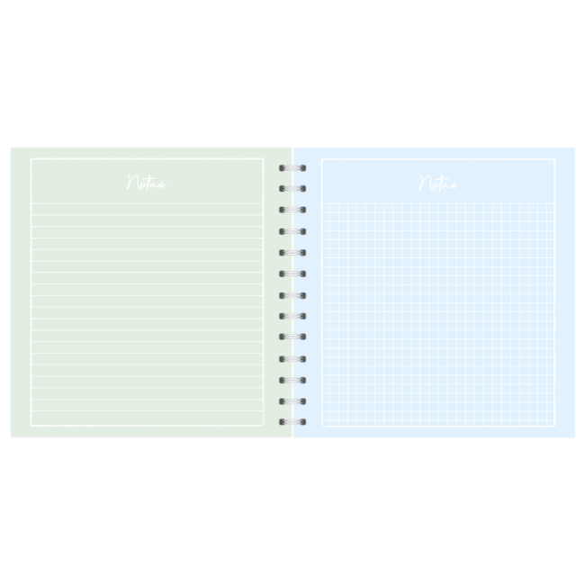 Cuaderno Espiral Cuadrado Mariposas - Cuaderno