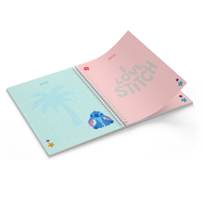 Cuaderno Super Tapa Dura Cute Stitch - Cuaderno