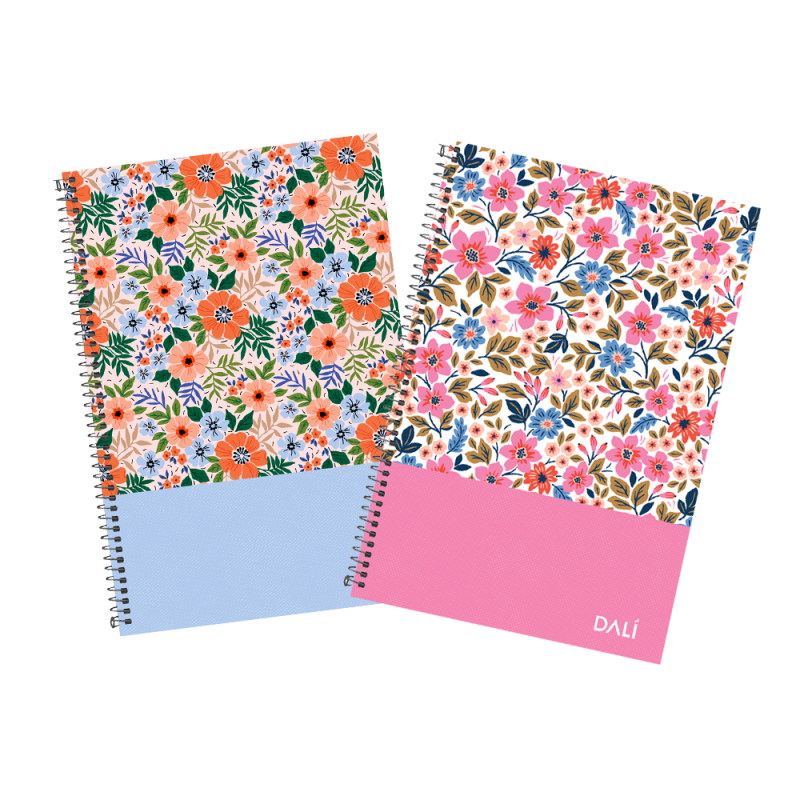 Cuadernos Flower - Rosa