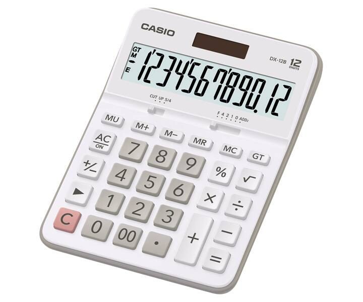 Calculadora Casio DX-12B Blanca