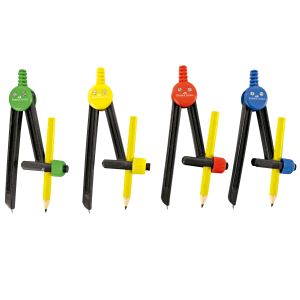 Compas Plastico Faber Castell con con lapiz