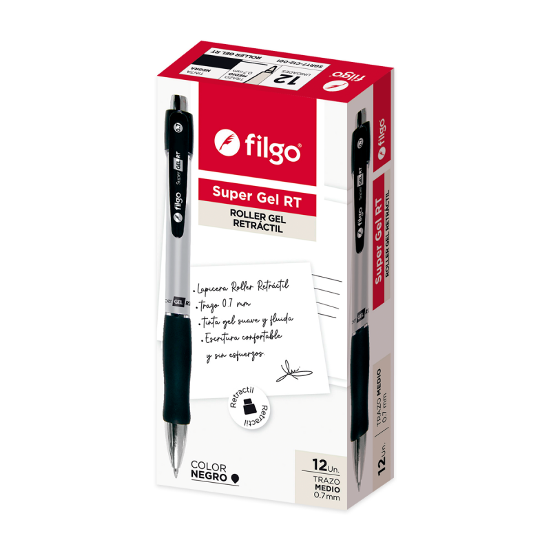 Lapicera Roller Super Gel Point 0.5 Filgo - Lapiceras