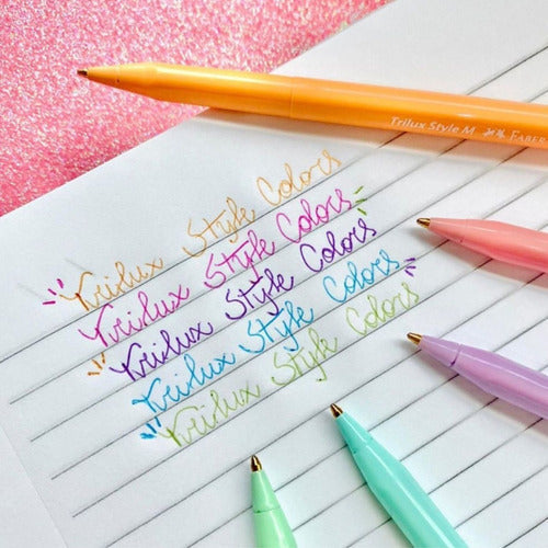 Lapiceras Trilux Pastel - Lapiceras