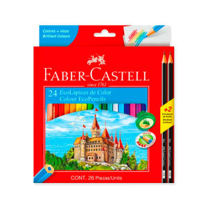 Lápices Colores x24 + 2 lapices HB