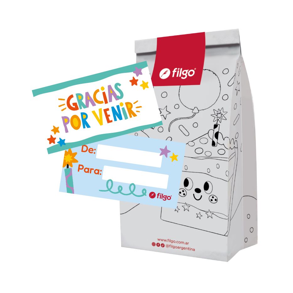 Party Set x10 con Lapices Mini Filgo