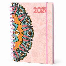 Agenda 2027 mandala rosa