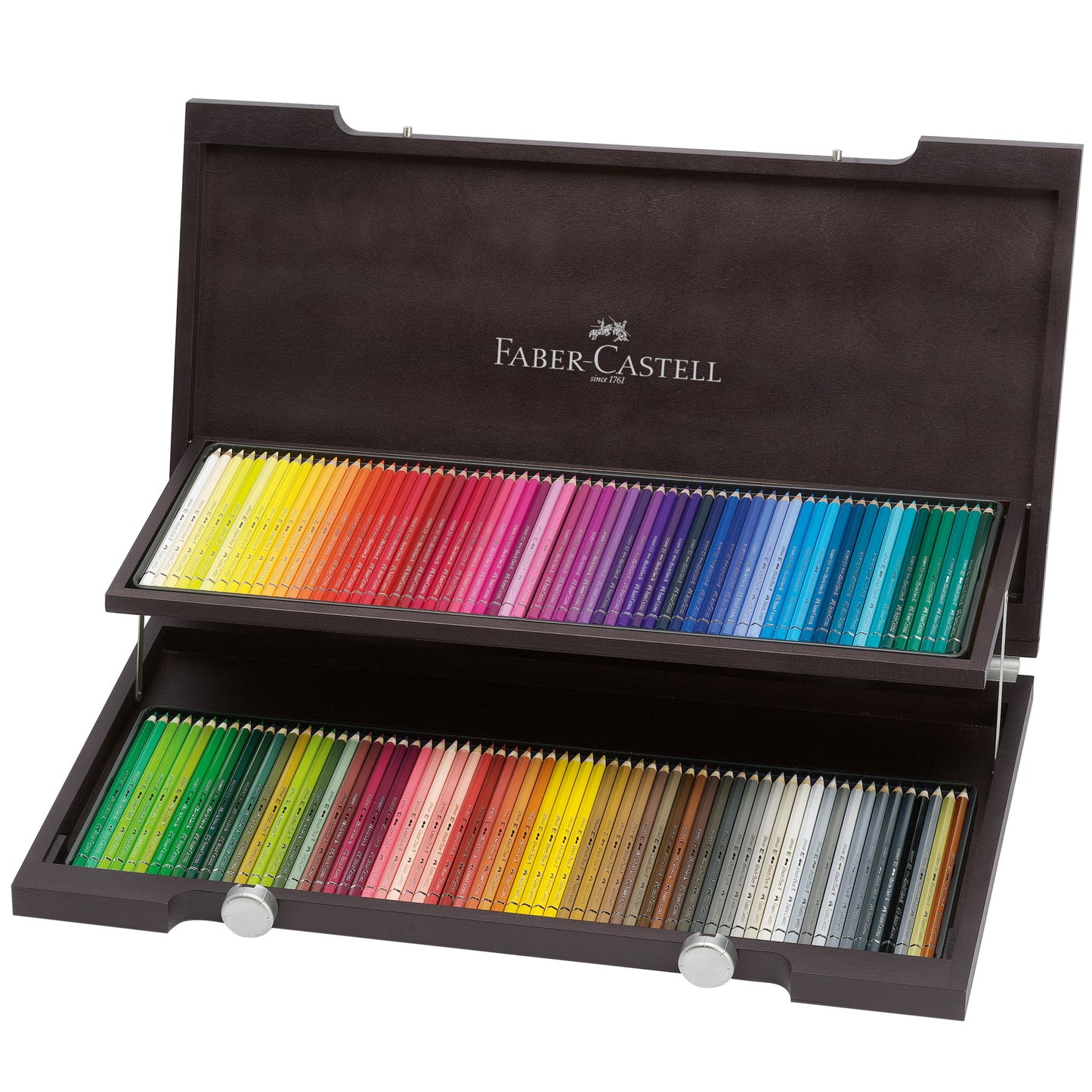 Estuche de madera con 120 lápices acuarelables Albrecht Dürer Faber-Castell