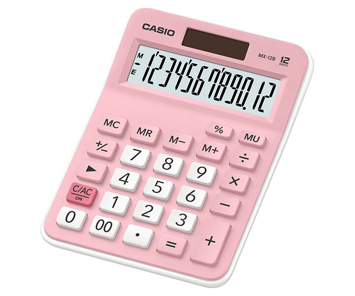 Calculadora Casio MX-12B Rosa