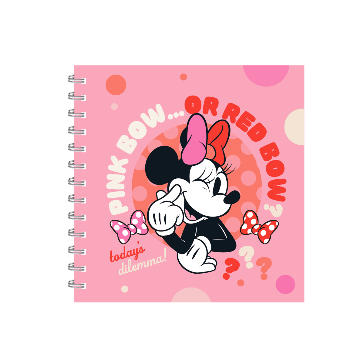 Cuaderno Cuadrado Super Tapa Dura Minnie Disney