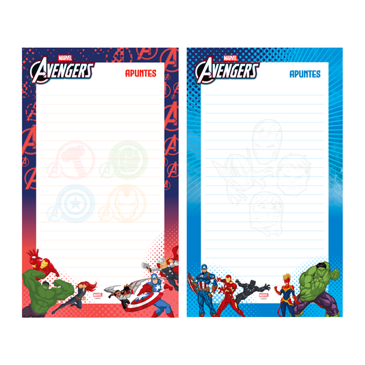 Block Vertical Disney Marvel x2