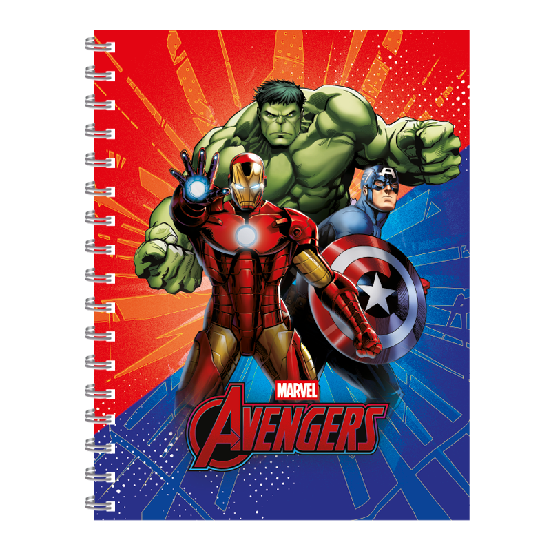 Cuaderno Super Tapa Dura Avengers y Princesas Disney Marvel
