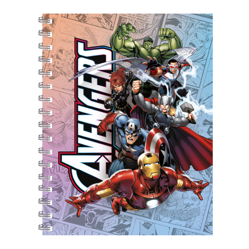Cuaderno Super Tapa Dura Avengers y Princesas Disney Marvel