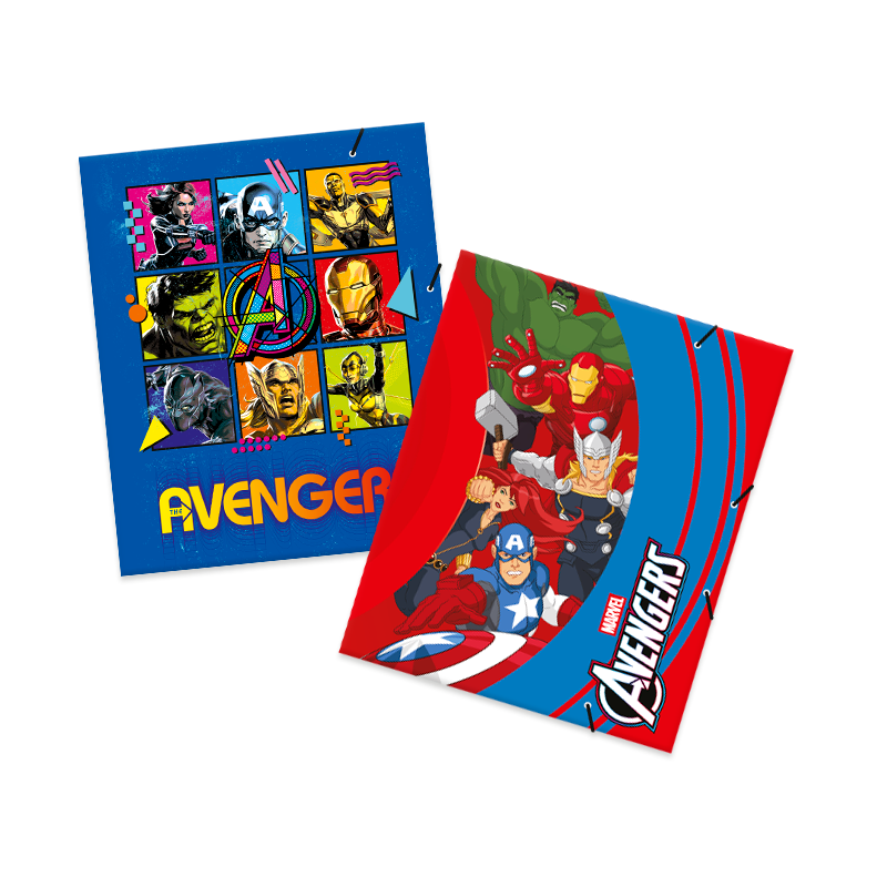 Carpeta Escolar Disney Marvel x2