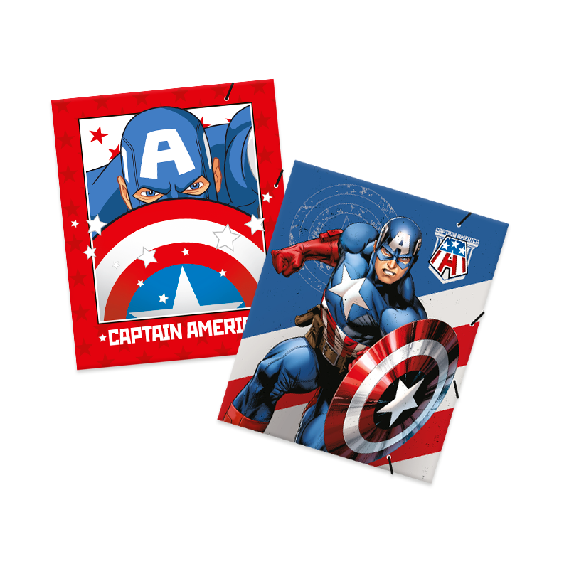 Carpeta Escolar Disney Marvel x2