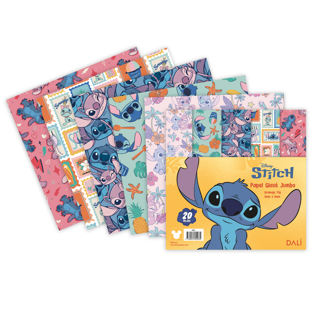 Papel Glasé Jumbo Disney Marvel x10
