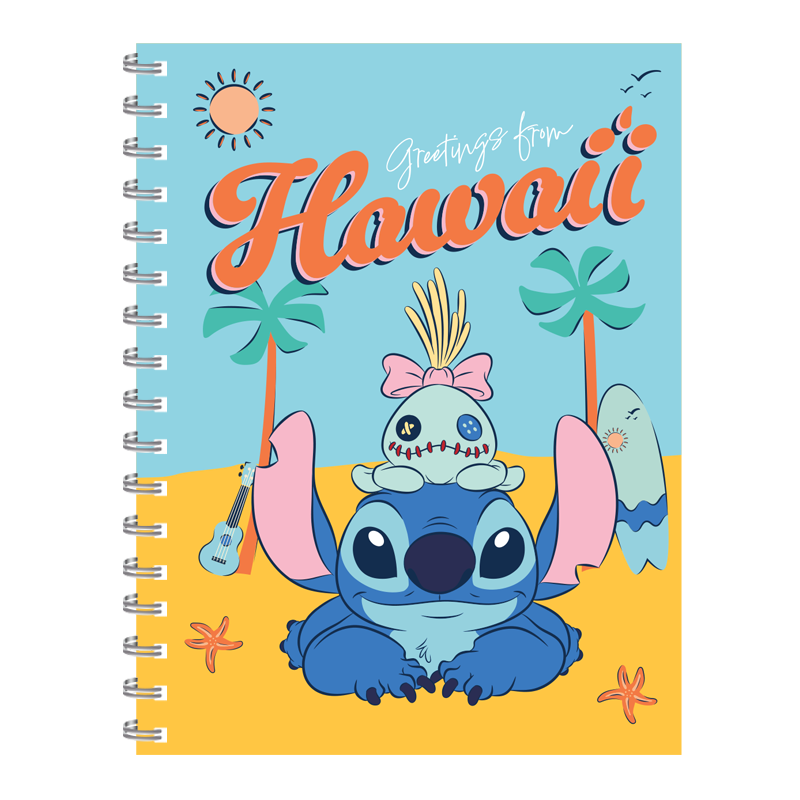 Cuaderno Super Tapa Dura Stitch Disney