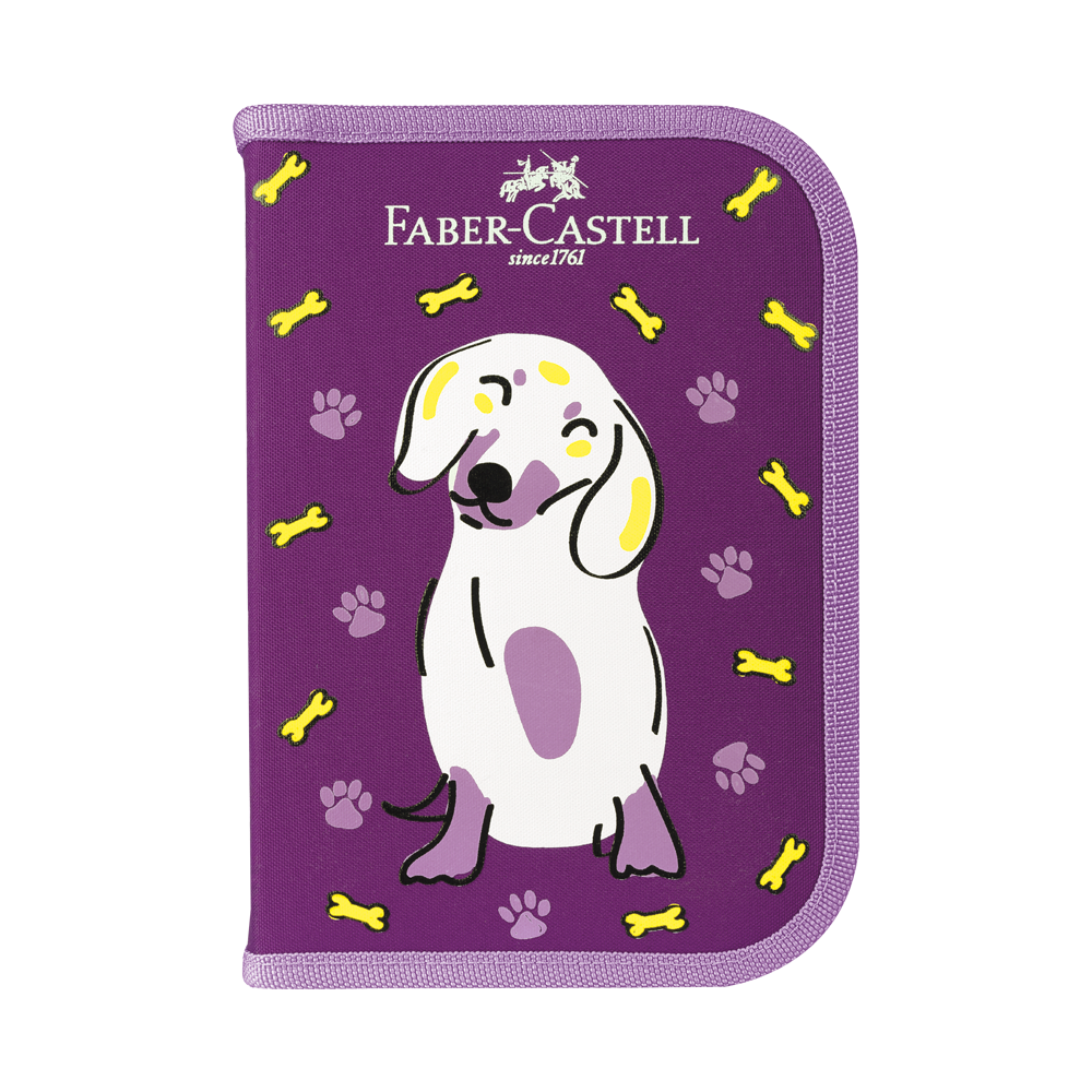 Cartuchera Completa Perrito 18 piezas Faber-Castell