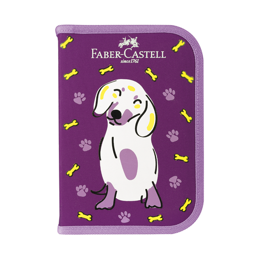 Cartuchera Completa Perrito 18 piezas Faber-Castell