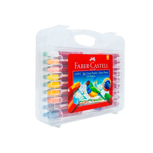 Oleo Pasteles Valija 36 Colores con Kit Faber-Castell