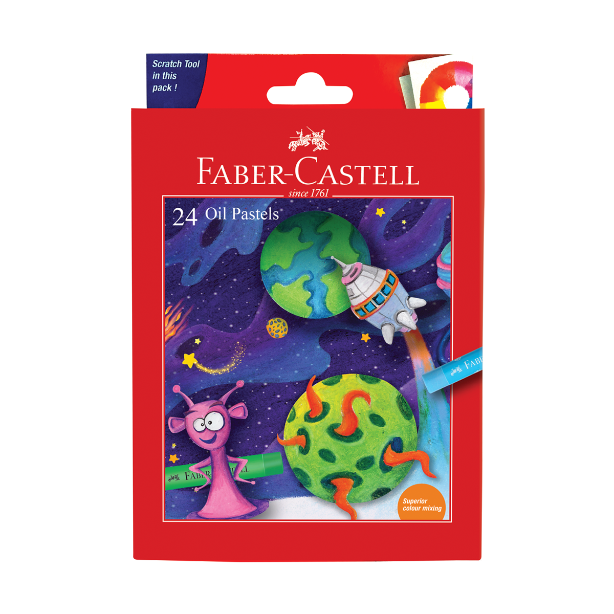 Oleo Pasteles 24 Colores Faber-Castell