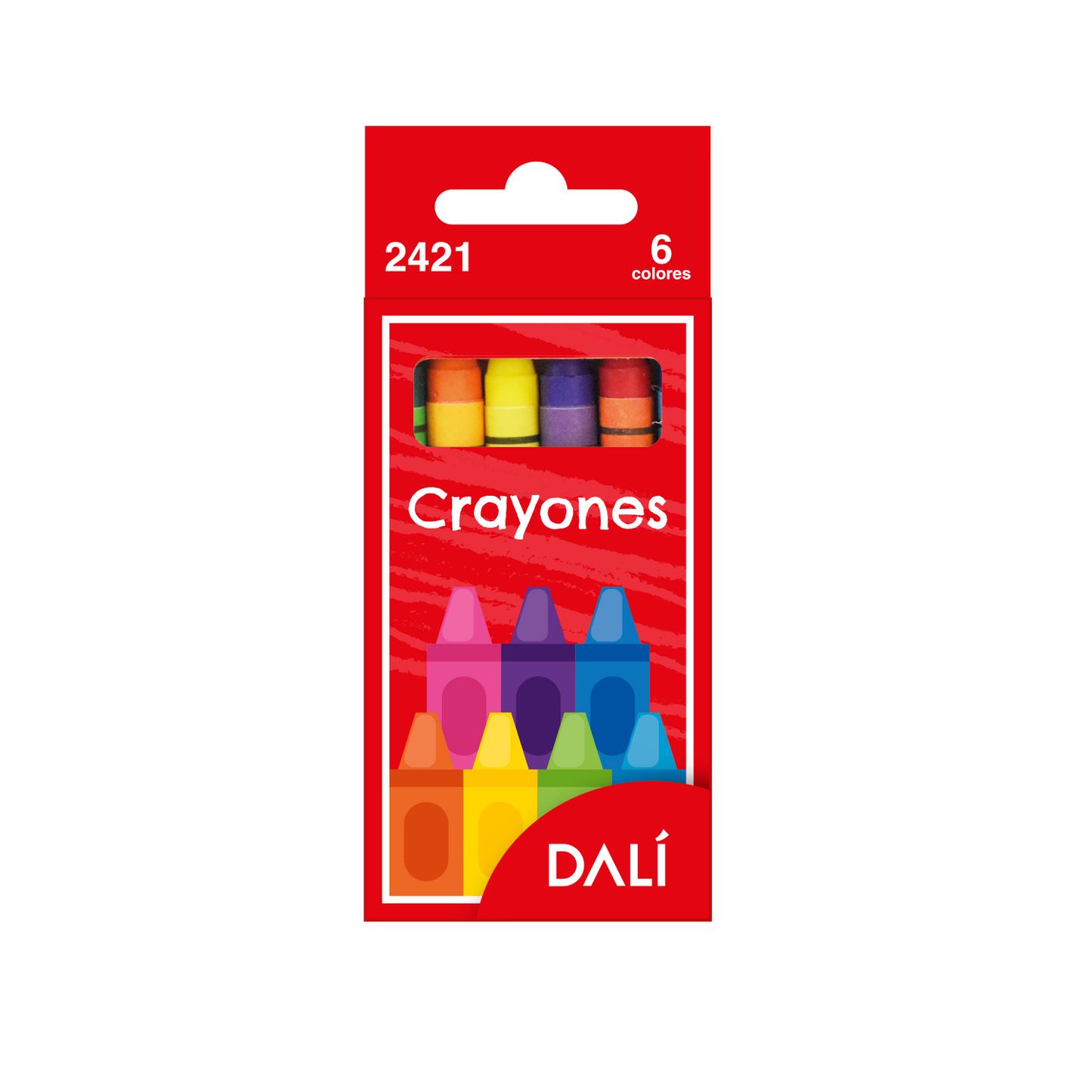 Crayolas Finas 6 colores mini Ideales Sorpresita Cumpleaños Pack X12 Cajas