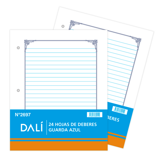 Hojas de Deberes Guarda Azul 48 hojas DALI