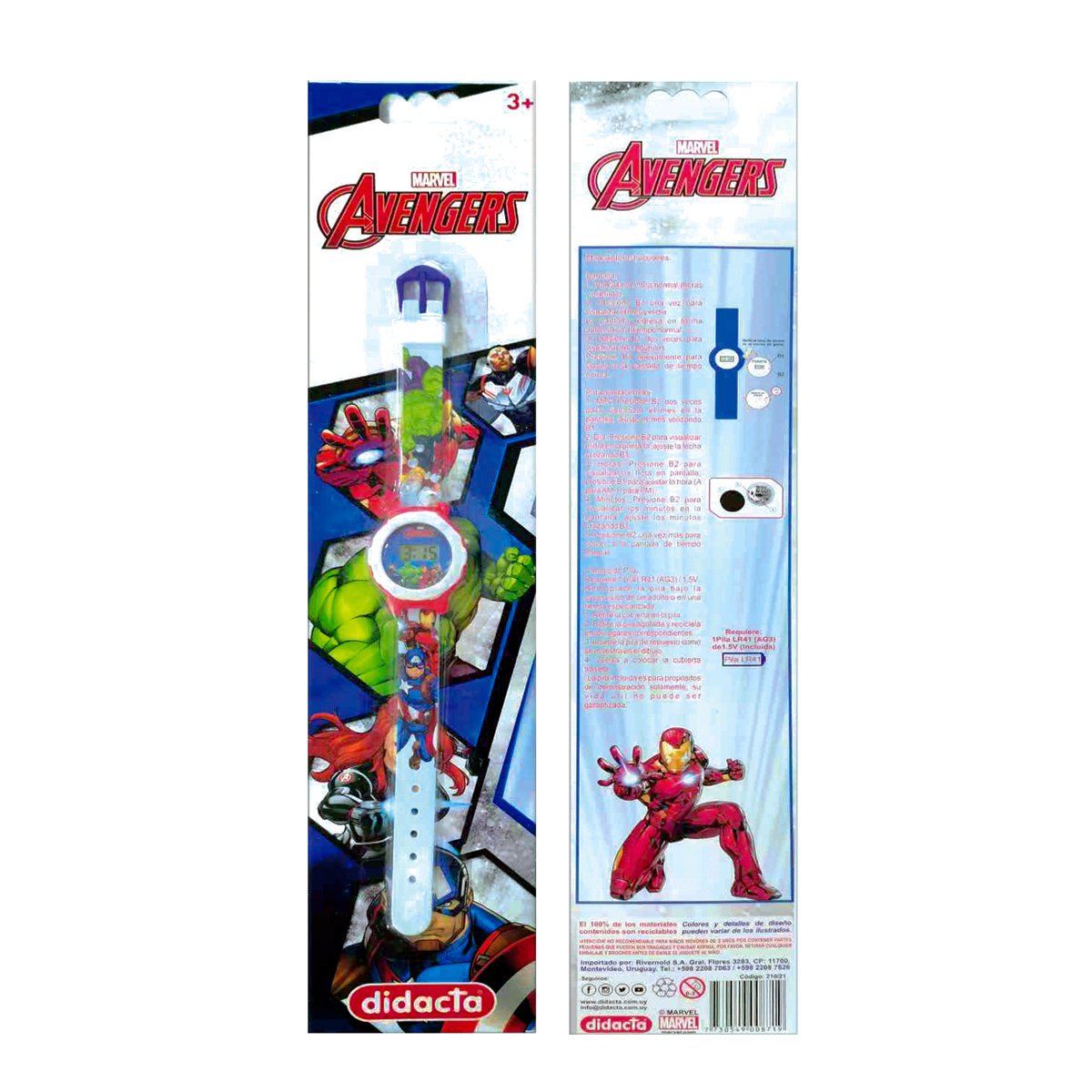 Reloj Digital Avengers Marvel