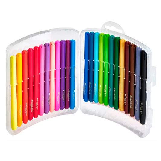 Marcadores Finos Estuche x24 Faber-Castell