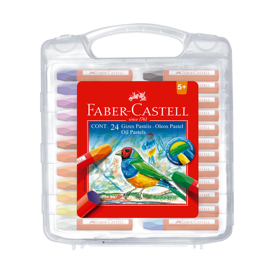 Oleo Pasteles Valija 24 Colores Faber-Castell