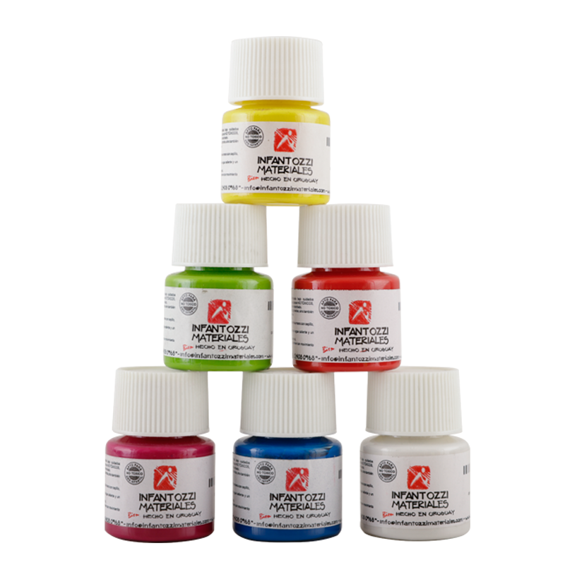 Témperas Infantozzi 25g x6 Surtidas