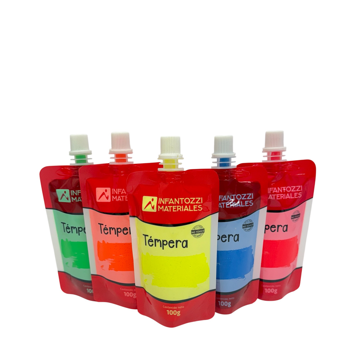 Témperas Surtidas 100g x6 Infantozzi