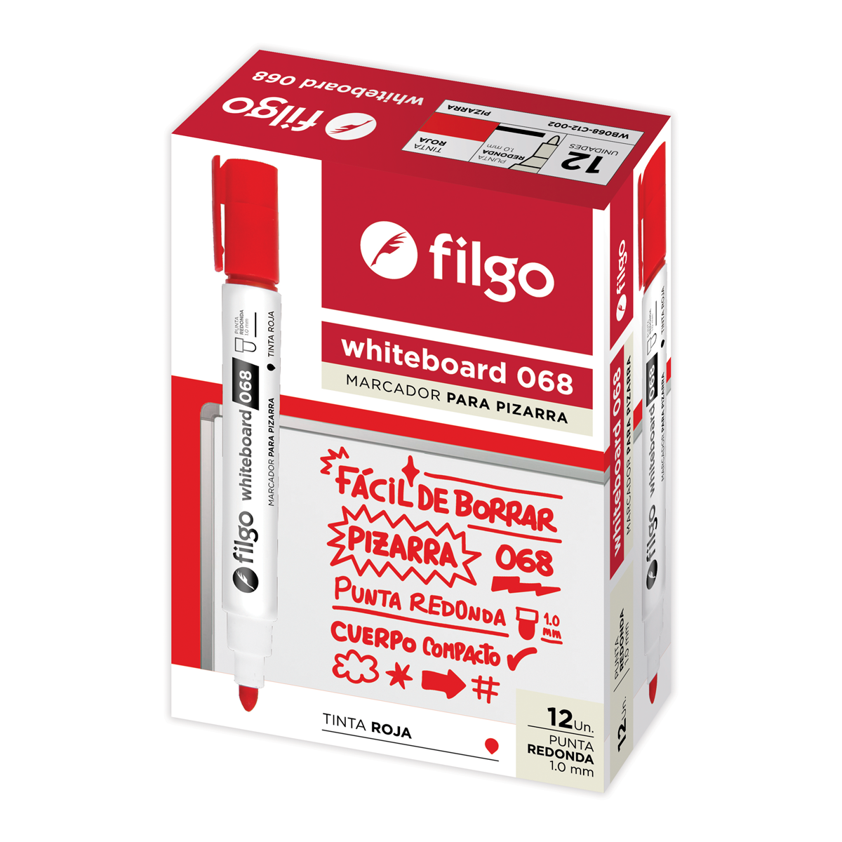 Marcadores de Pizarra Filgo x12